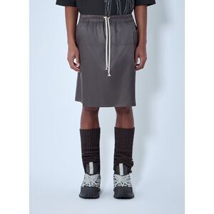 Moncler + Rick Owens Men Drawstring Midi Kilt Shorts